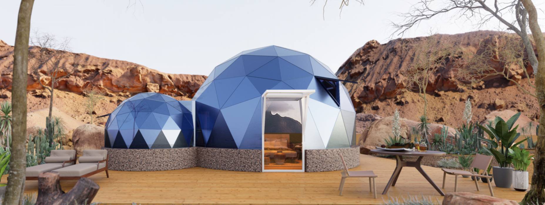 同仁县球形智能光伏玻璃星空房